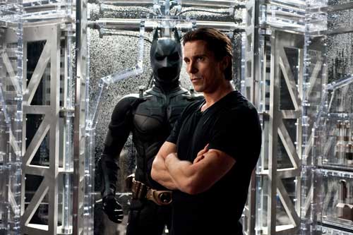 Christian Bale in the The Dark Knight Batman still image
